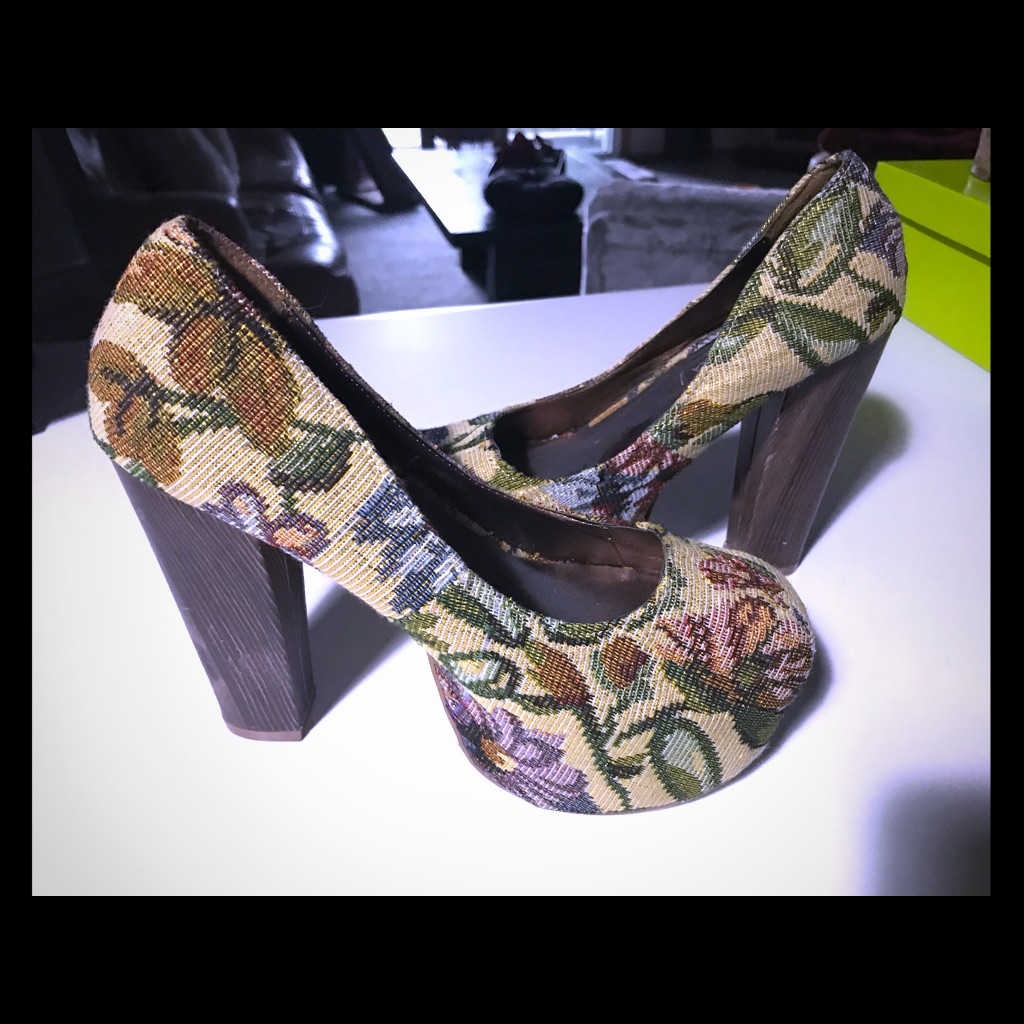 Patterned Platform Shoes